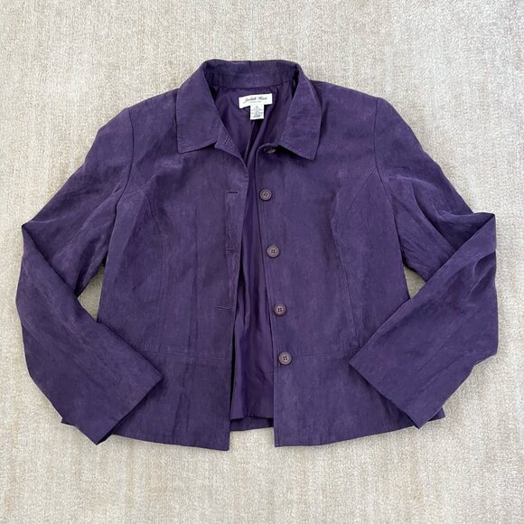 Vintage Jackets & Blazers - Vintage Judith Hart Purple Jacket 16